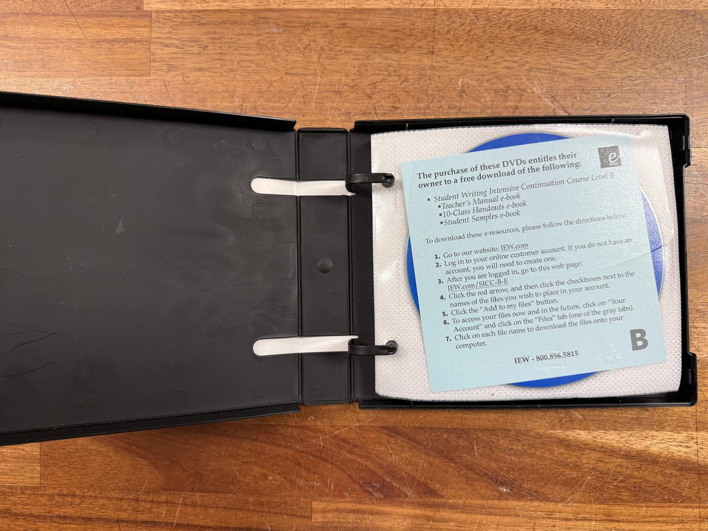 IEW Student Writing Intensive Continuation Course Level B