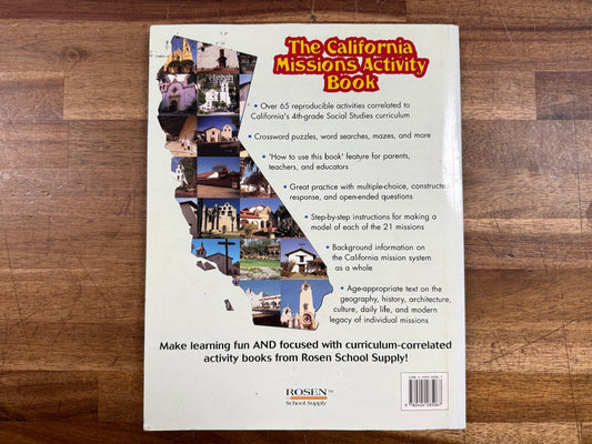 The California Mission Activity Book - Kay Ward (Good)