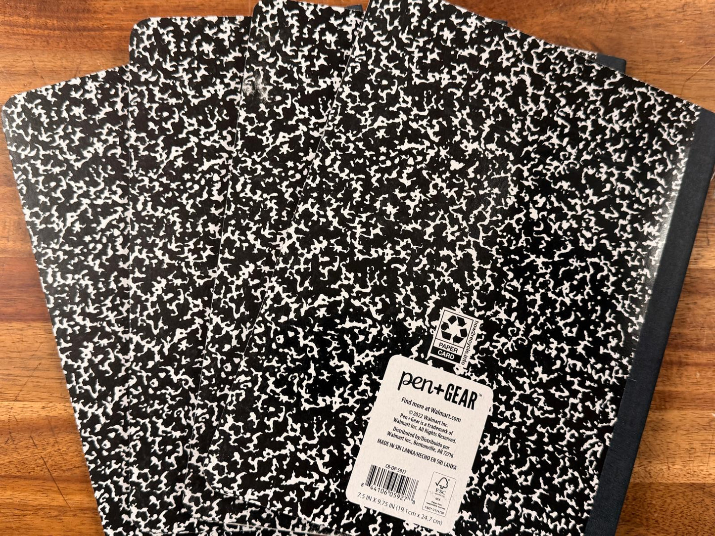 Pen + Gear Composition Book - 100 Sheets - College Ruled (Qty - 4)