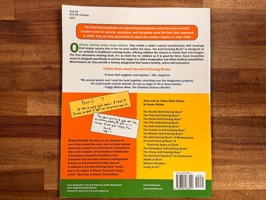 The Anti-Coloring Book - Creative Activities for Ages 6+