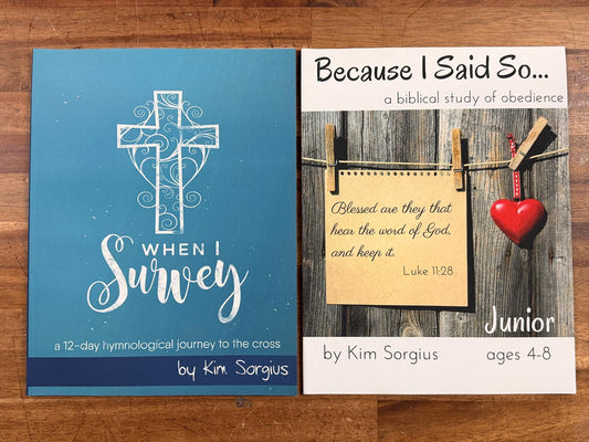 Bible & Hymn Study LOT of 4 by Kim Sorgius