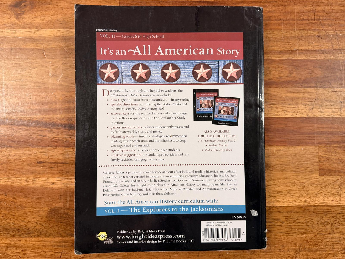 Bright Ideas All American History Volume 2 - Civil War TG