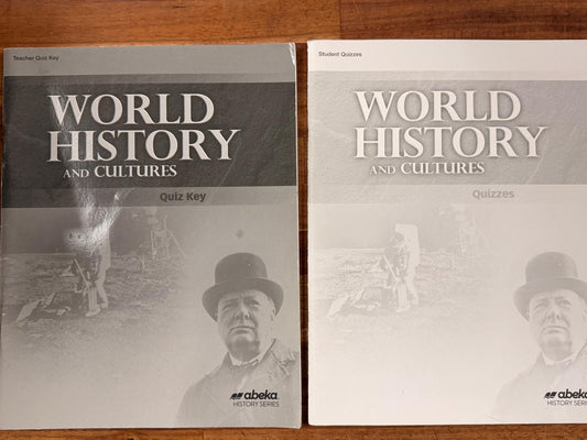 Abeka World Histoy and Cultures 3rd Ed LOT of 3