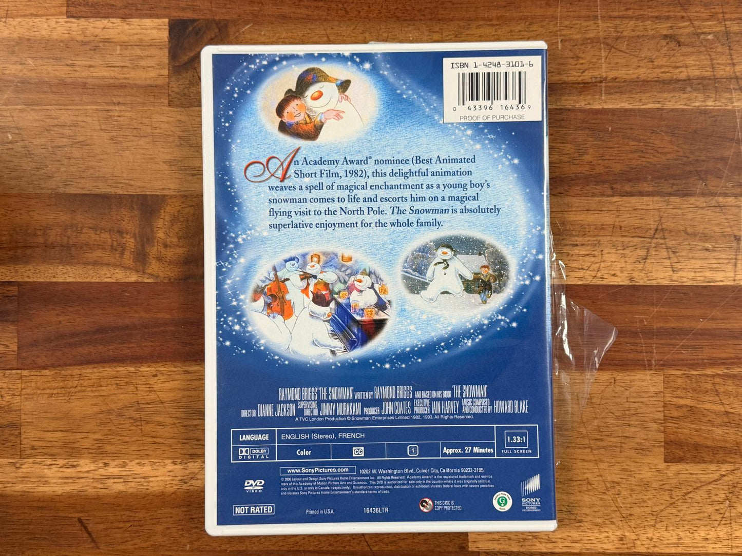 Raymond Brigg's - The Snowman DVD