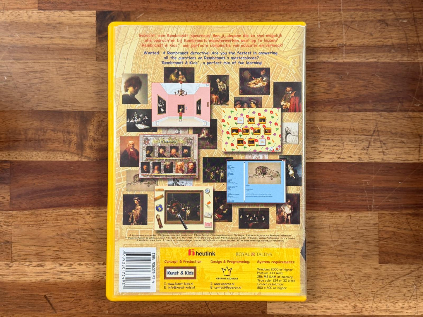 Famous Artists - Rembrandt / Van Goh & Kids CD-ROM SET