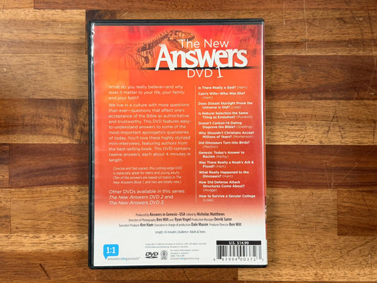 The New Answers DVD 1 by Answers in Genesis
