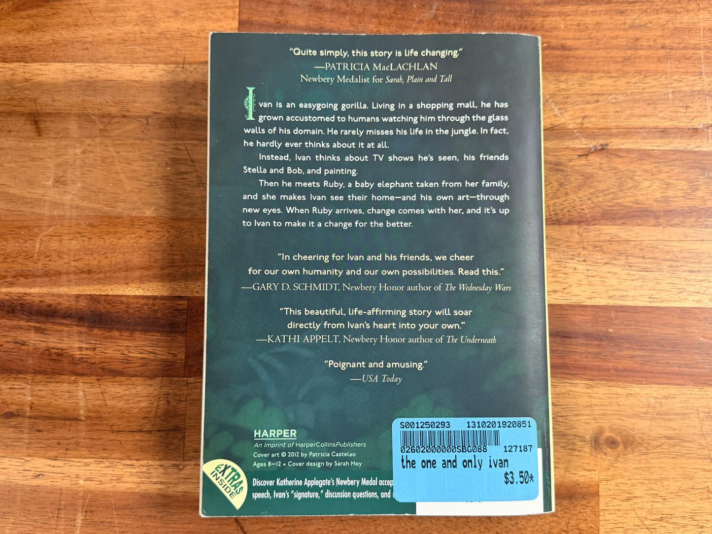 One and Only Ivan by Katherine Applegate