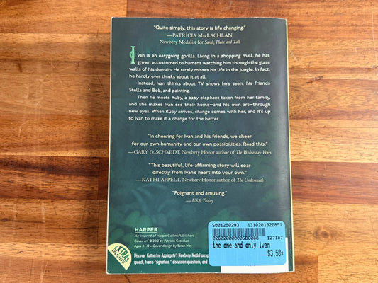 One and Only Ivan by Katherine Applegate