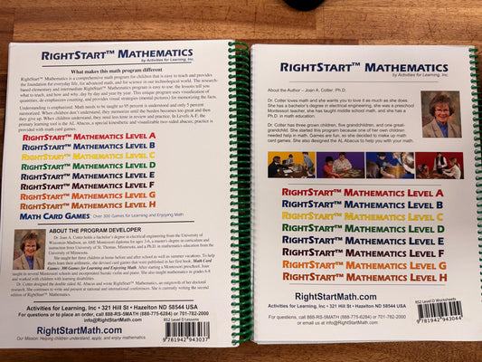 RightStart Mathematics Level D 2nd Ed Lesson & Worksheets