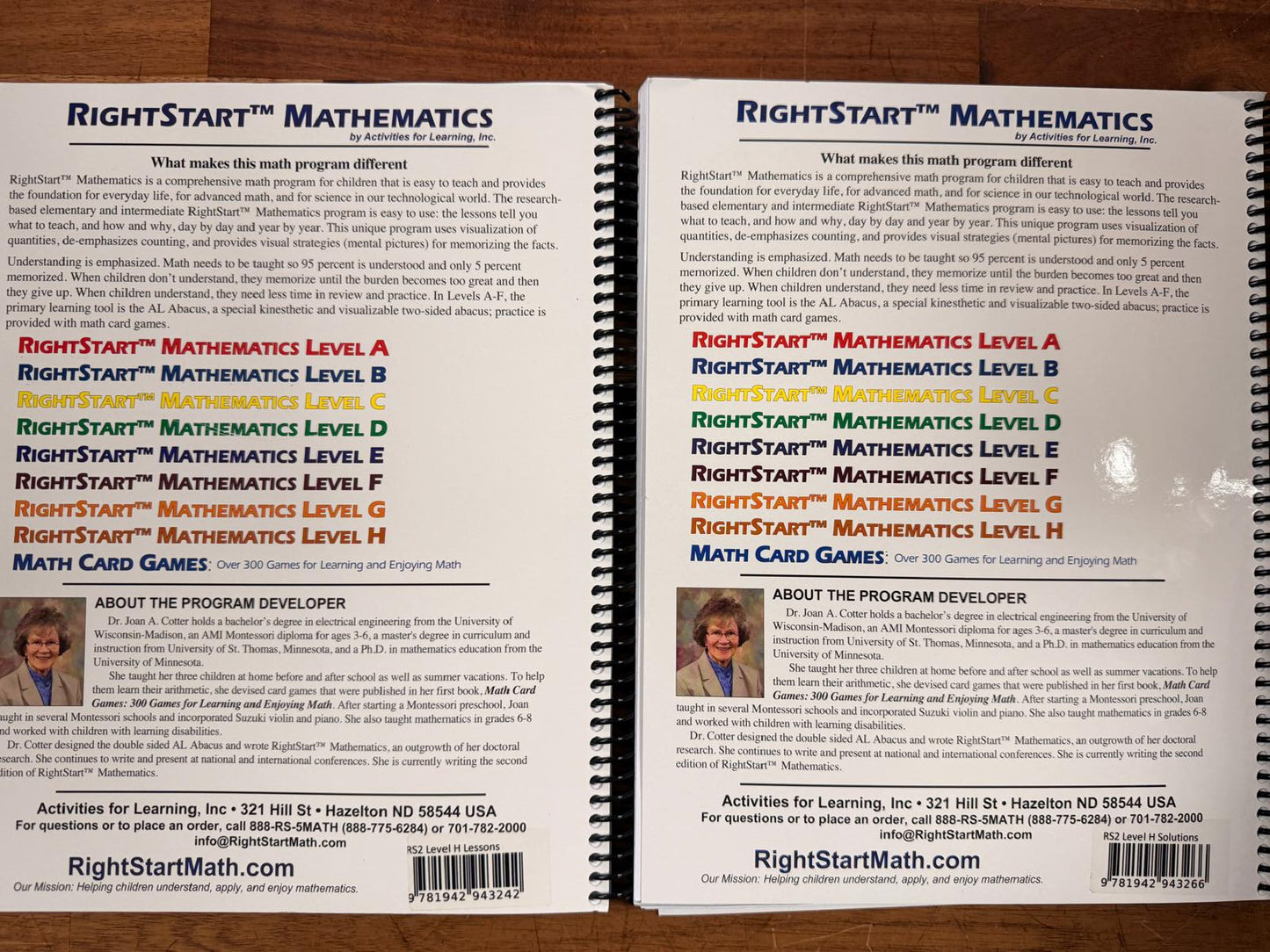 RightStart Mathematics Level H 2nd Ed Lesson & Solutions