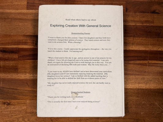 Apologia Exploring Creation with General Science (1st Ed)