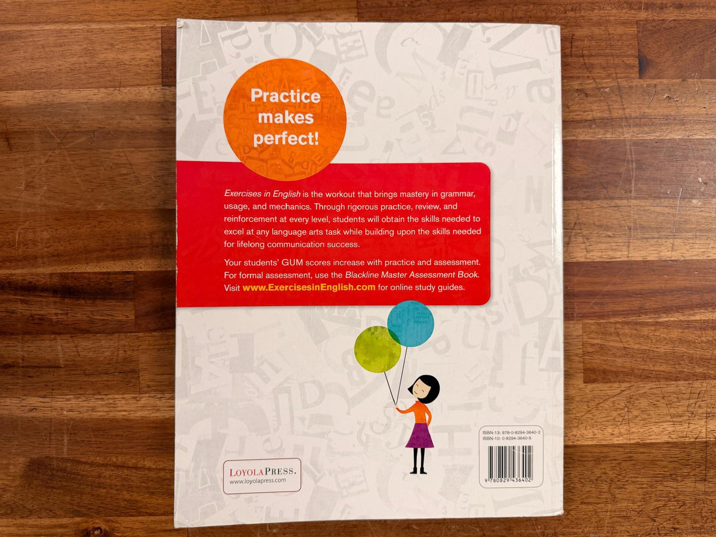 Loyola Press Exercises in English - Level G Teacher Guide