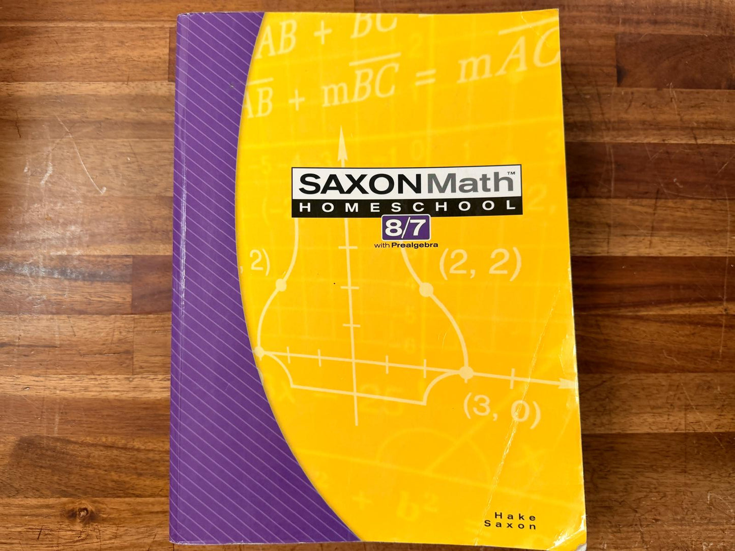 Saxon Math Homeschool 8/7 with Prealgebra (3rd Ed)