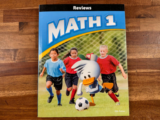 BJU Press Math 1 Worktext & Reviews (5th Edition)