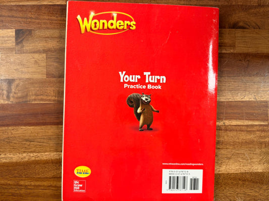 McGraw Hill Wonders Your Turn Practice Book (Grade 1)