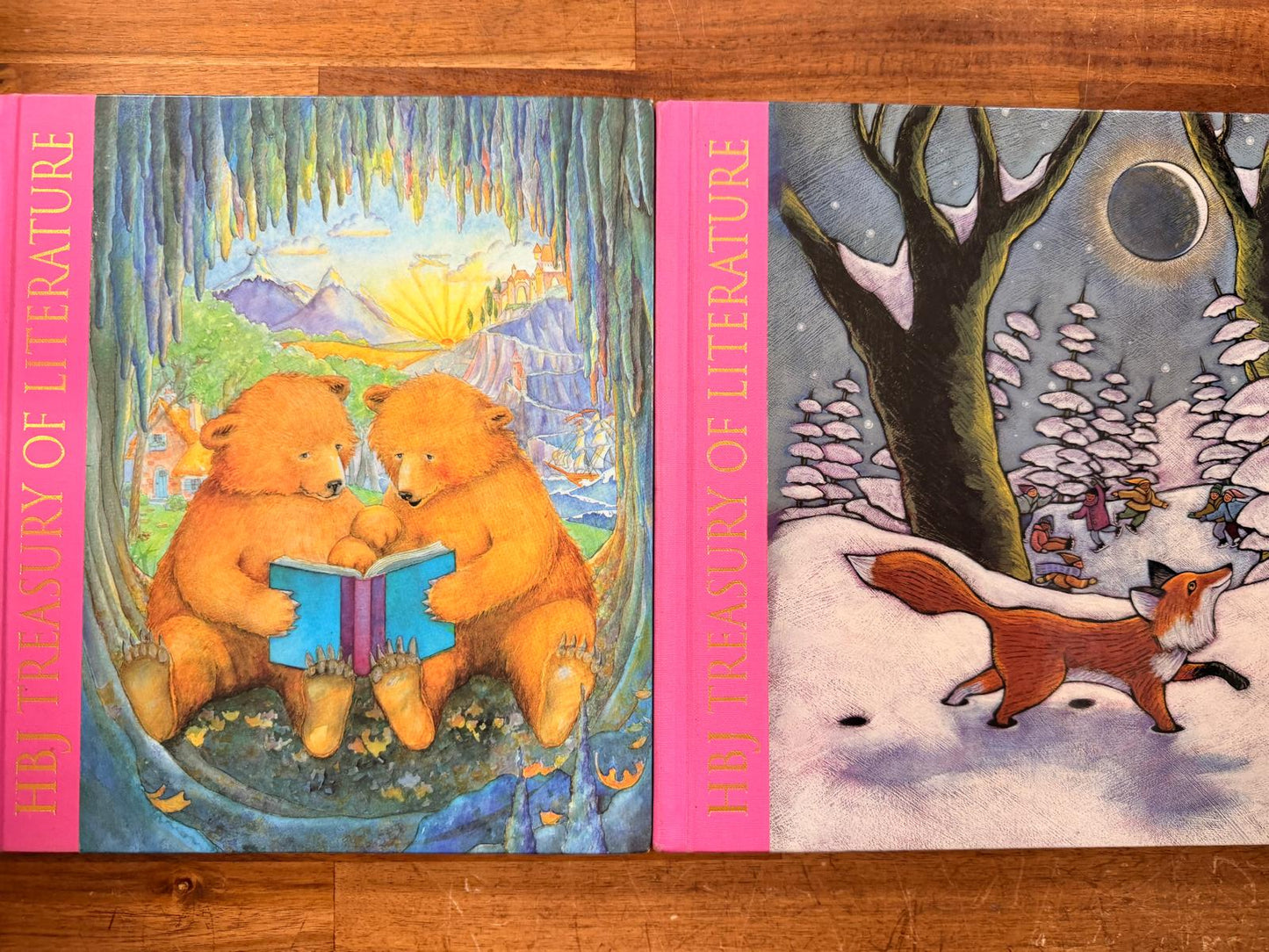 HBJ Treasury of Literature LOT of 4 Readers