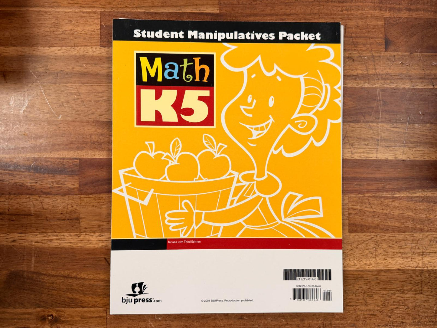BJU Press Math K5 Kit - TE & Student Manipulatives (3rd Ed)