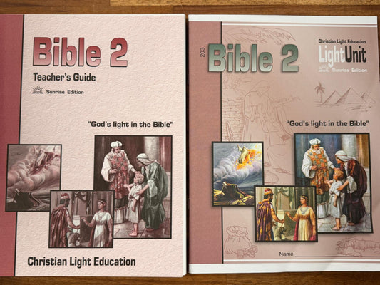 CLE Bible 2 Teacher's Guide and Units 203-205