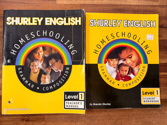 Shurley English Homeschooling Level 1 SET of 3