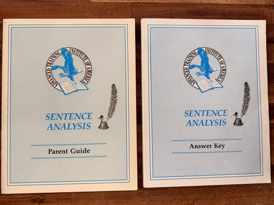 ATIA Sentence Analysis - Txtbk, Workbook, PrntGde,AnswrKy