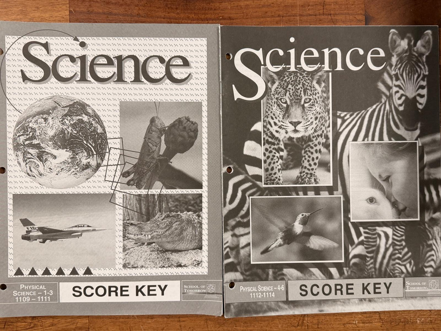 School of Tomorrow Physical Science II Score Keys 1109-1114