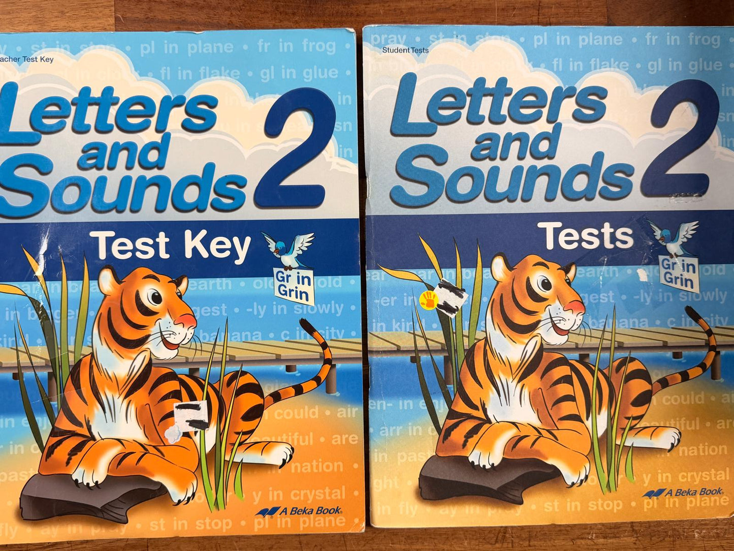 Abeka Letters and Sounds 2 Tests & Test Key (Acceptable)