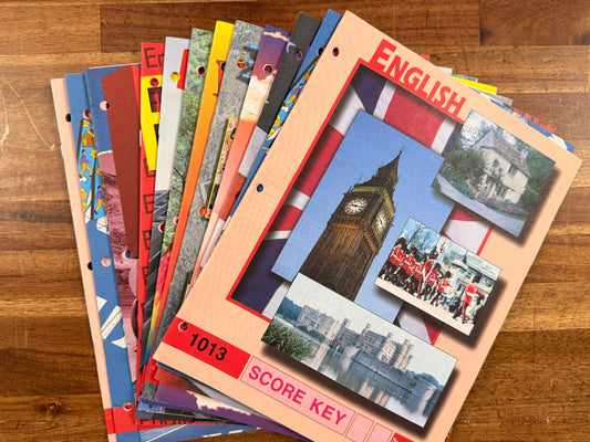 ACE Level 2 LOT - Sci, Word Building, English, SocStud, Math
