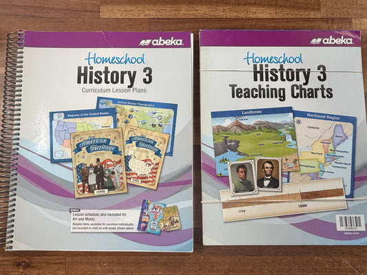 Abeka Our American Heritage LOT of 6 (Fifth Edition)