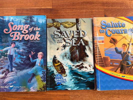Abeka Readers 4 Book LOT of 6