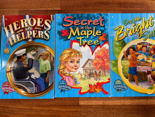 Abeka Readers 3G-3K Book LOT of 5