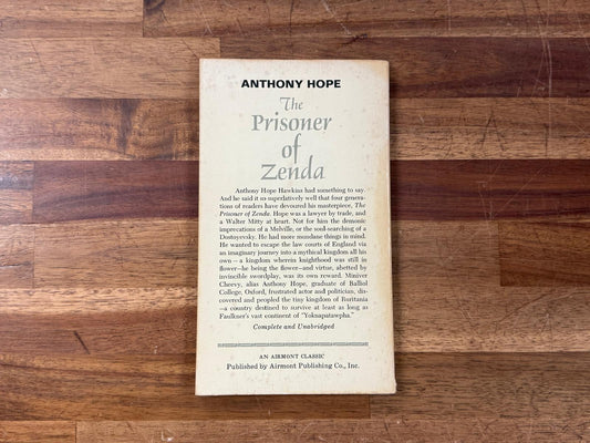 The Prisoner of Zenda by Anthony Hope (1967)