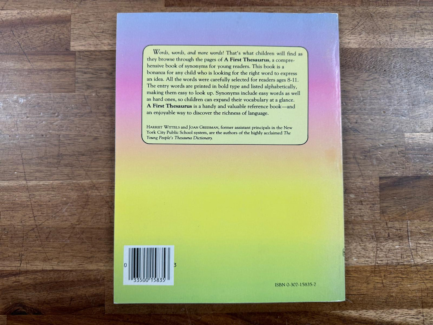 Golden Book - A First Thesaurus