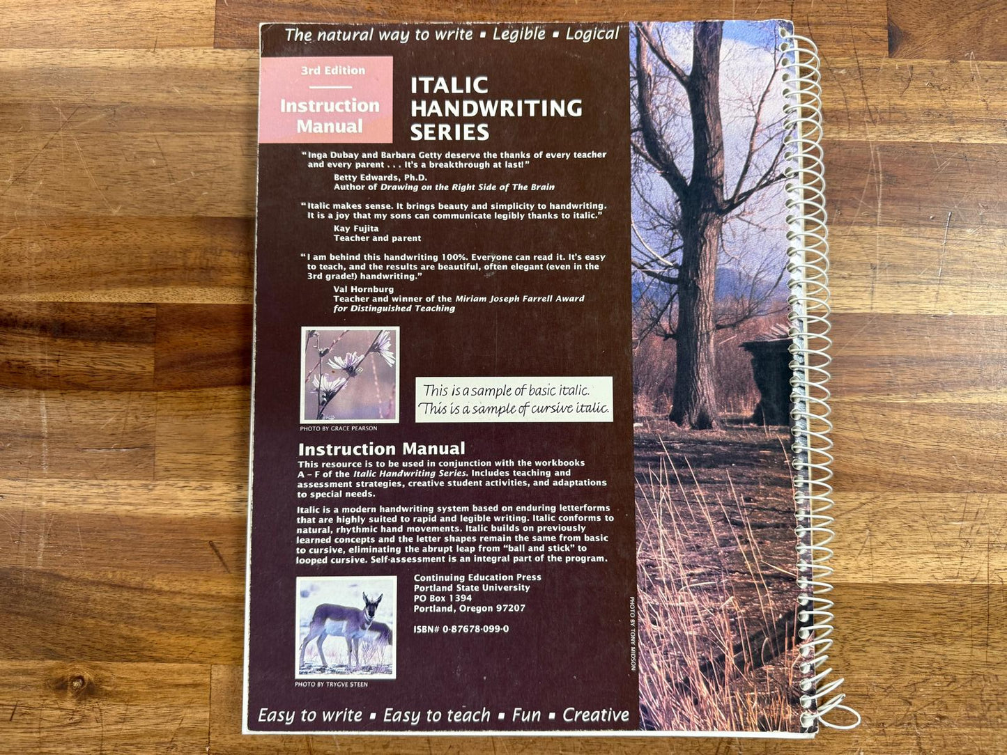 Italic Handwriting Series - 3rd Edition - Instruction Manual