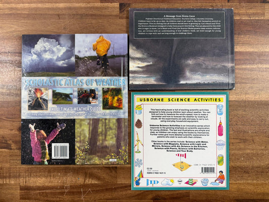 Elementary Weather Science Book LOT of 3