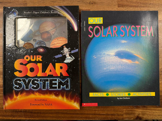 Elementary Space Science Book LOT of 7 + Bonus Book