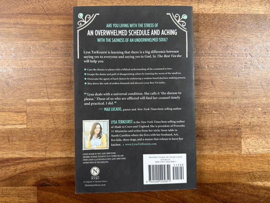 The Best Yes by Lysa Terkeurst