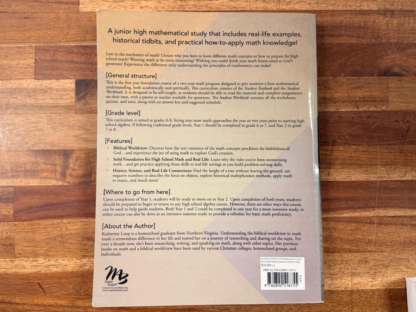 Master Books - Principles of Mathematics Book 1