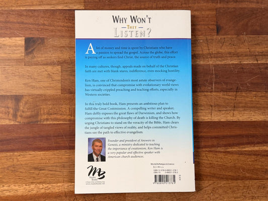 Why Won't They Listen? - Ken Ham