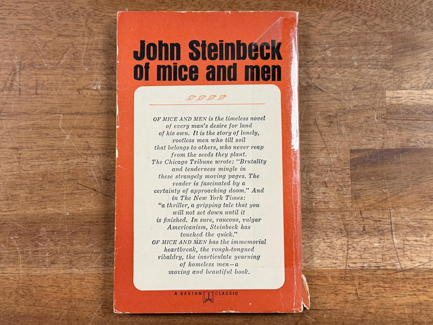 Of Mice and Men by John Steinbeck (1963)