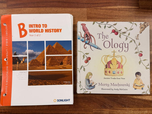 Sonlight B Intro to World History Instructor Guide & Books