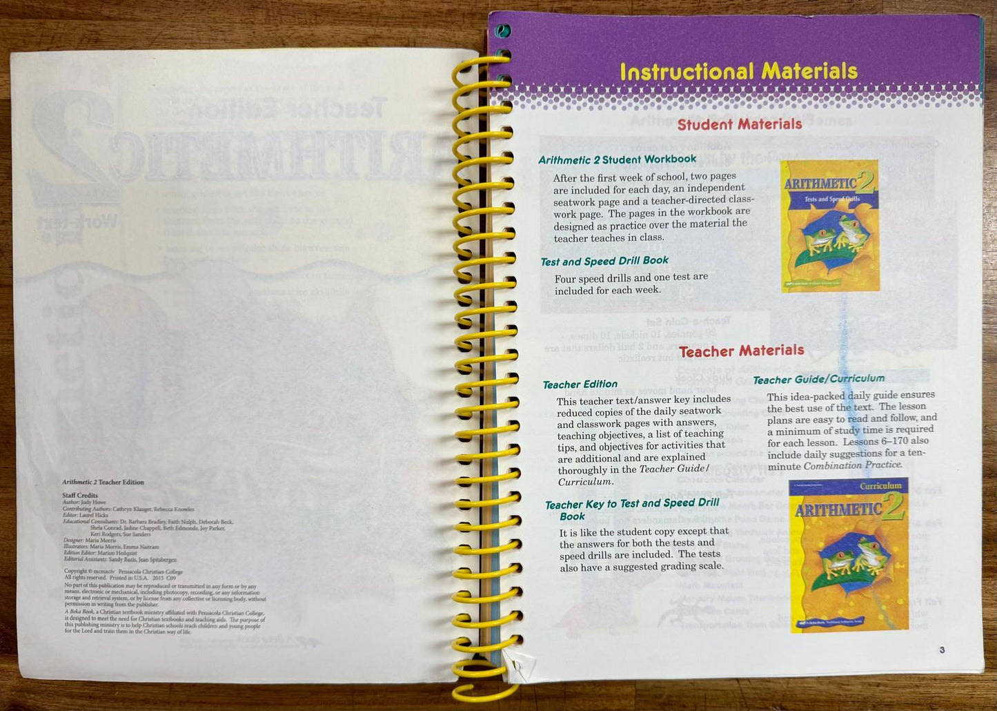 Abeka Arithmetic 2 Work-Text Teacher Edition