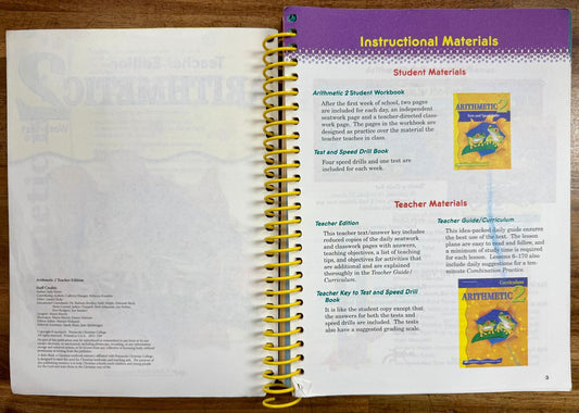 Abeka Arithmetic 2 Work-Text Teacher Edition