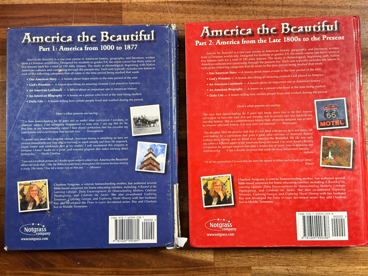 Notgrass History - America the Beautiful Pt. 1 & 2 Textbooks