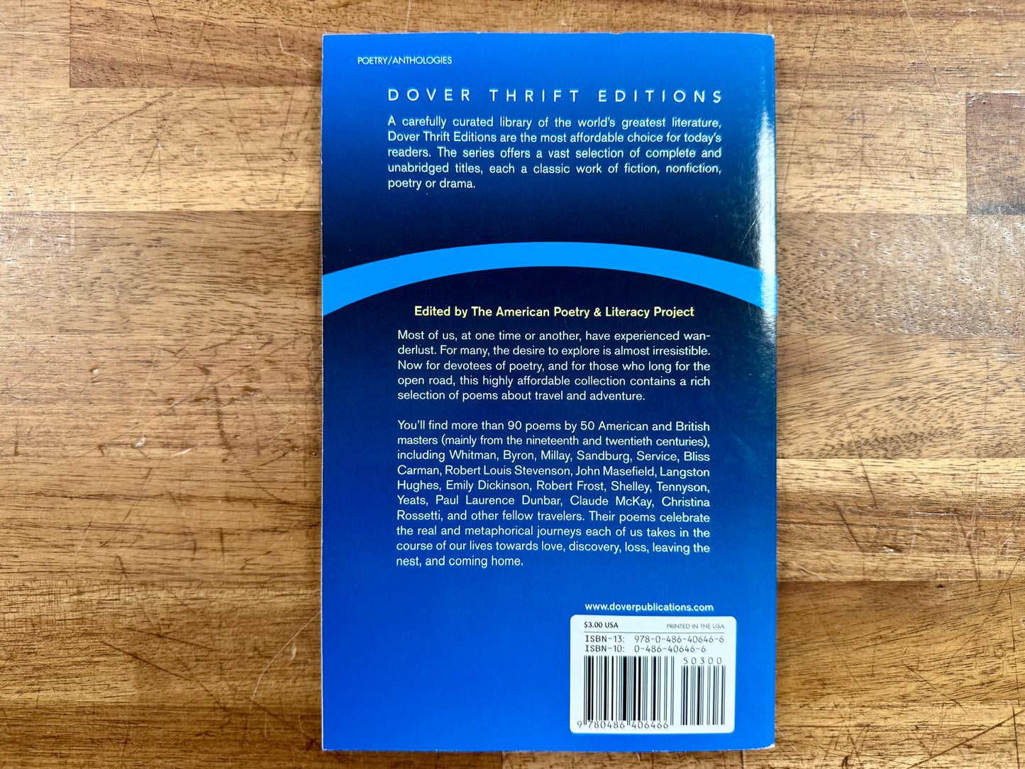 Songs for the Open Road: Poems of Travel and Adventure - VG