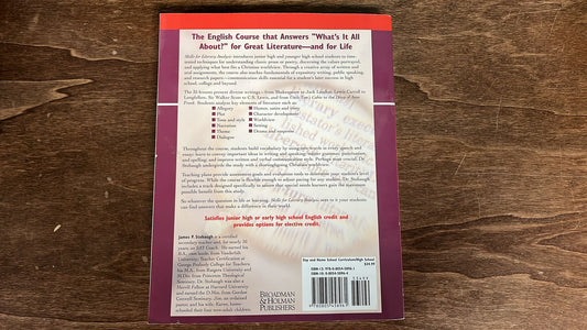 Stobaugh, Skills for literary analysis, Teacher Edition