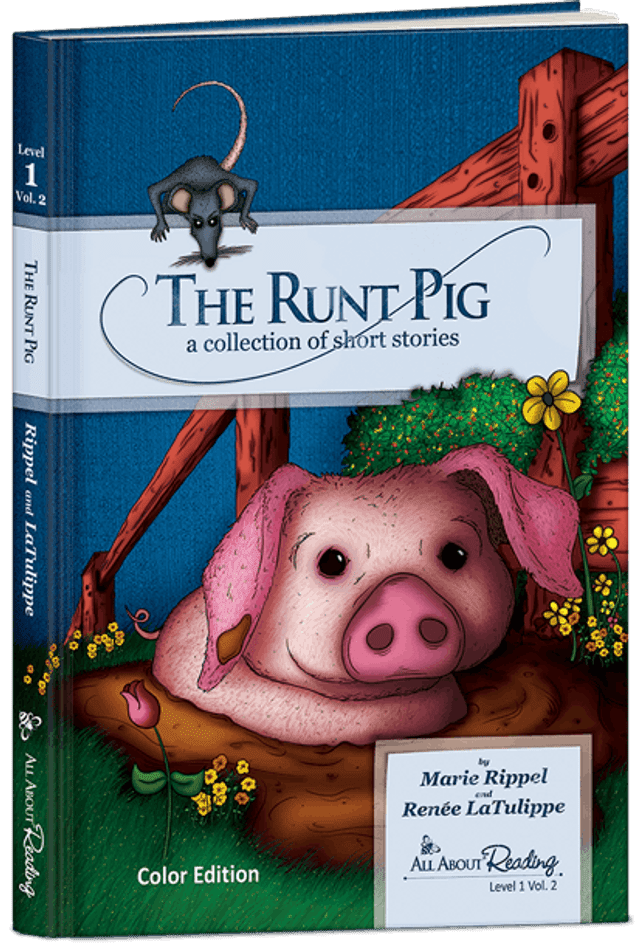 All About Reading Level 1 Volume 2 Reader The Runt Pig - Condition LIKE NEW
