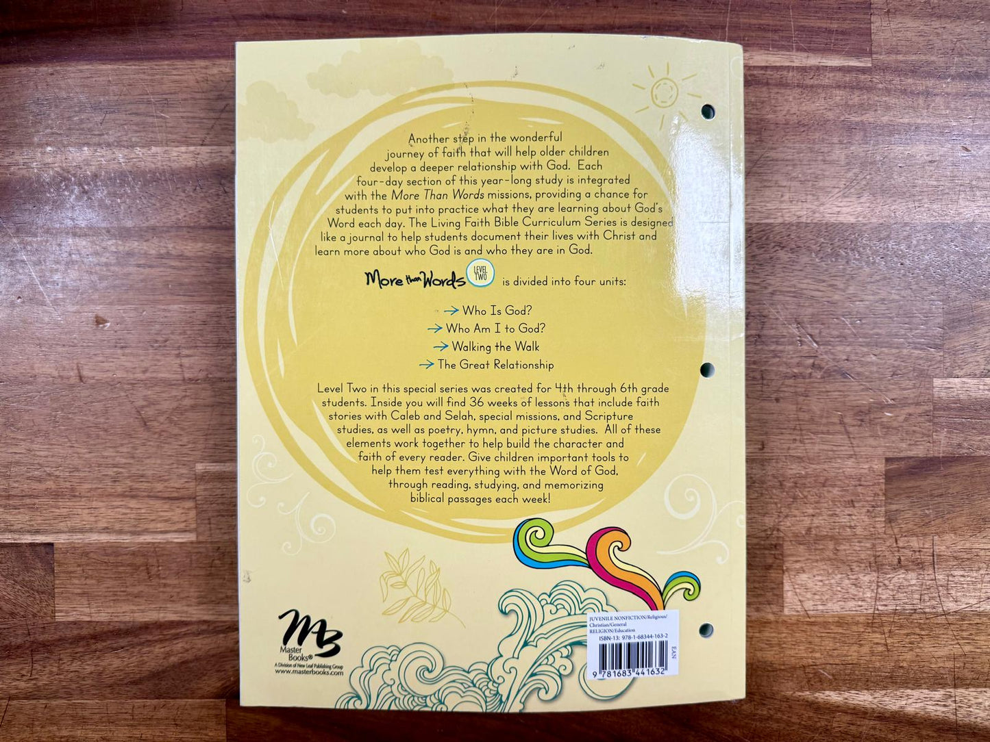 More Than Words Level 2: Living Faith Bible Curriculum - Like New