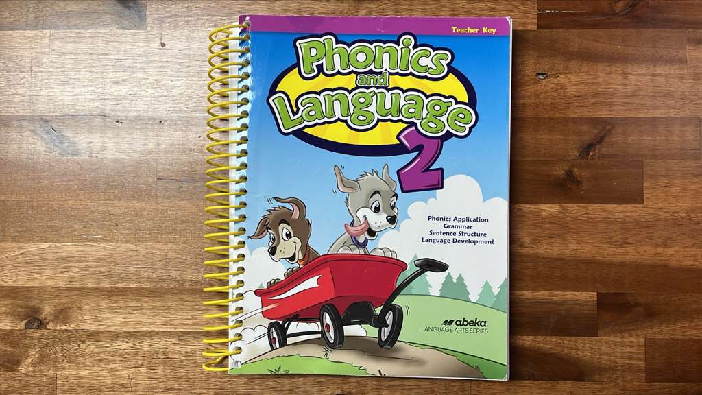 Abeka Phonics & Language 2 Key Set - VG