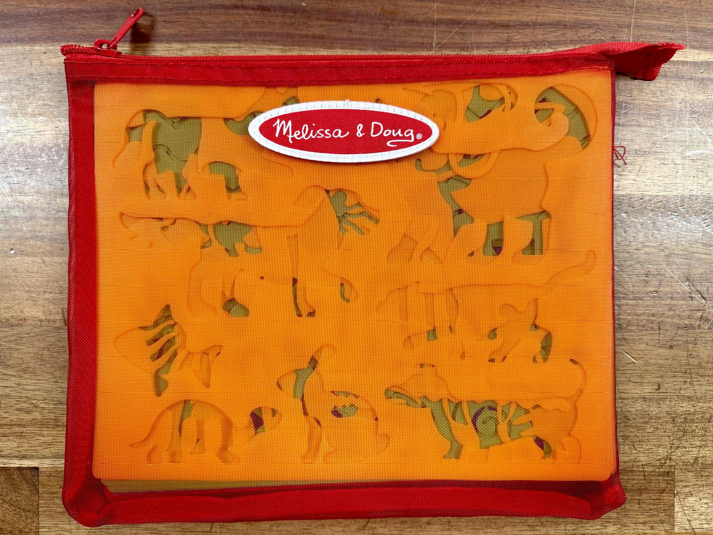 Melissa & Doug Stencil Set w. Storage Bag Nature Letters