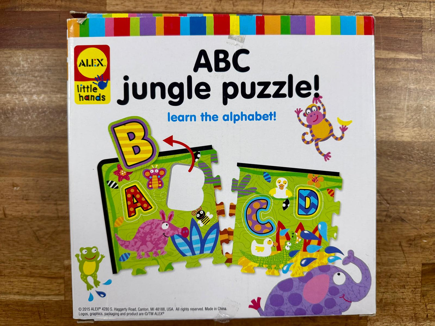 ABC Jungle Puzzle 38 Pc - Complete & Clean